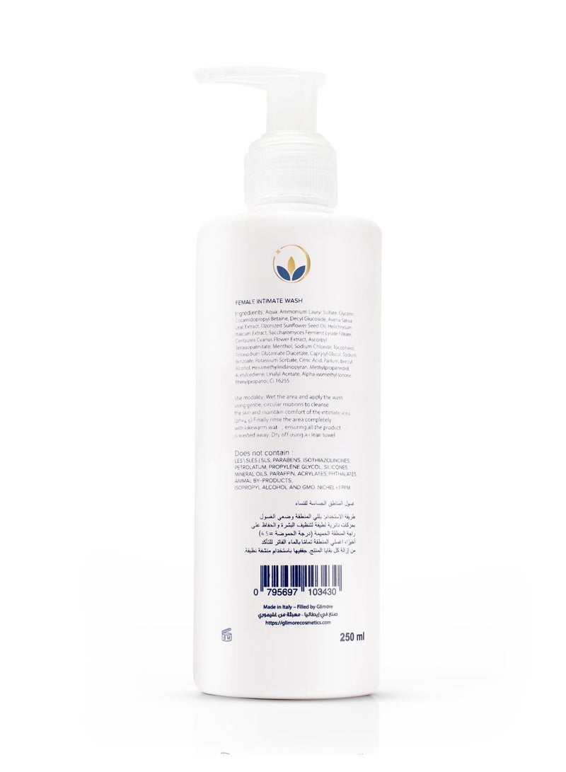 Glimore Female Intimate Wash | pH-Balanced Women's Hygiene Care with Aloe Vera, Ginseng & Menthol | Daily Gentle Cleanser for Freshness & Comfort | 250 ML - Image 5